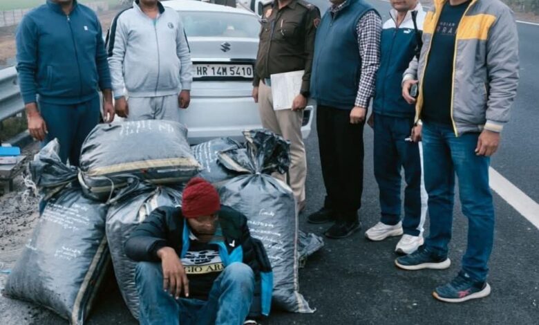 ए वी टी स्टॉफ जींद पुलिस की बड़ी कामयाबी, 105 किलोग्राम डोडा पोस्त सहित एक आरोपी काबू