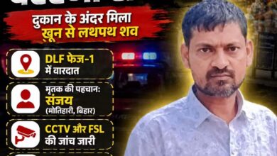 गुरुग्राम में फूल कारोबारी की बेरहमी से हत्या, दुकान के अंदर मिला खून से लथपथ शव