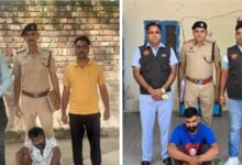 अम्बाला पुलिस का नशा तस्करों पर कड़ा प्रहार जारी हेरोइन तस्करी के दो अलग-अलग मामलो में एएनसी टीम ने कार्रवाई करते हुए दो आरोपियों को नशीला पदार्थ सहित किया गिरफ्तार