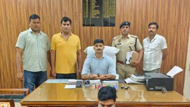 अंबाला साइबर पुलिस की बड़ी कार्रवाई: करोड़ों रुपए की साइबर ठगी के मामले में मध्य प्रदेश से दो मुख्य आरोपी गिरफ्तार,ATM, पासबुक, जाली मोहरें, चेक बुक, सिम कार्ड तथा नकदी बरामद,