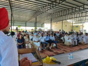 बलाना में किसान जागरूकता अभियान का आयोजन, जैविक खेती, आधुनिक तकनीक और किसान हितैषी योजनाओं पर दिया जोर:- चेयरमैन जसविन्द्र सिंह उगाड़ा