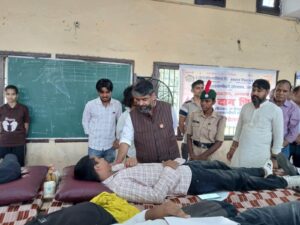 रक्तदान मानवता की सबसे बड़ी सेवा, एक यूनिट रक्त किसी जरूरतमंद को दे सकता है जीवनदान: असीम गोयल